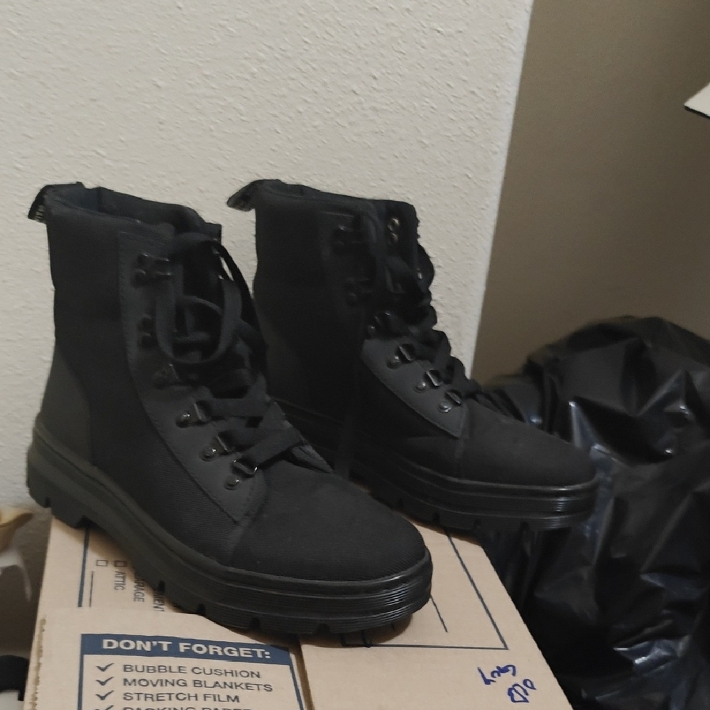Dr. Martens Black Combat Boots